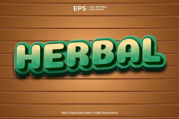 Download Herbal Editable Text Effect Nature Theme - Nature theme Collection